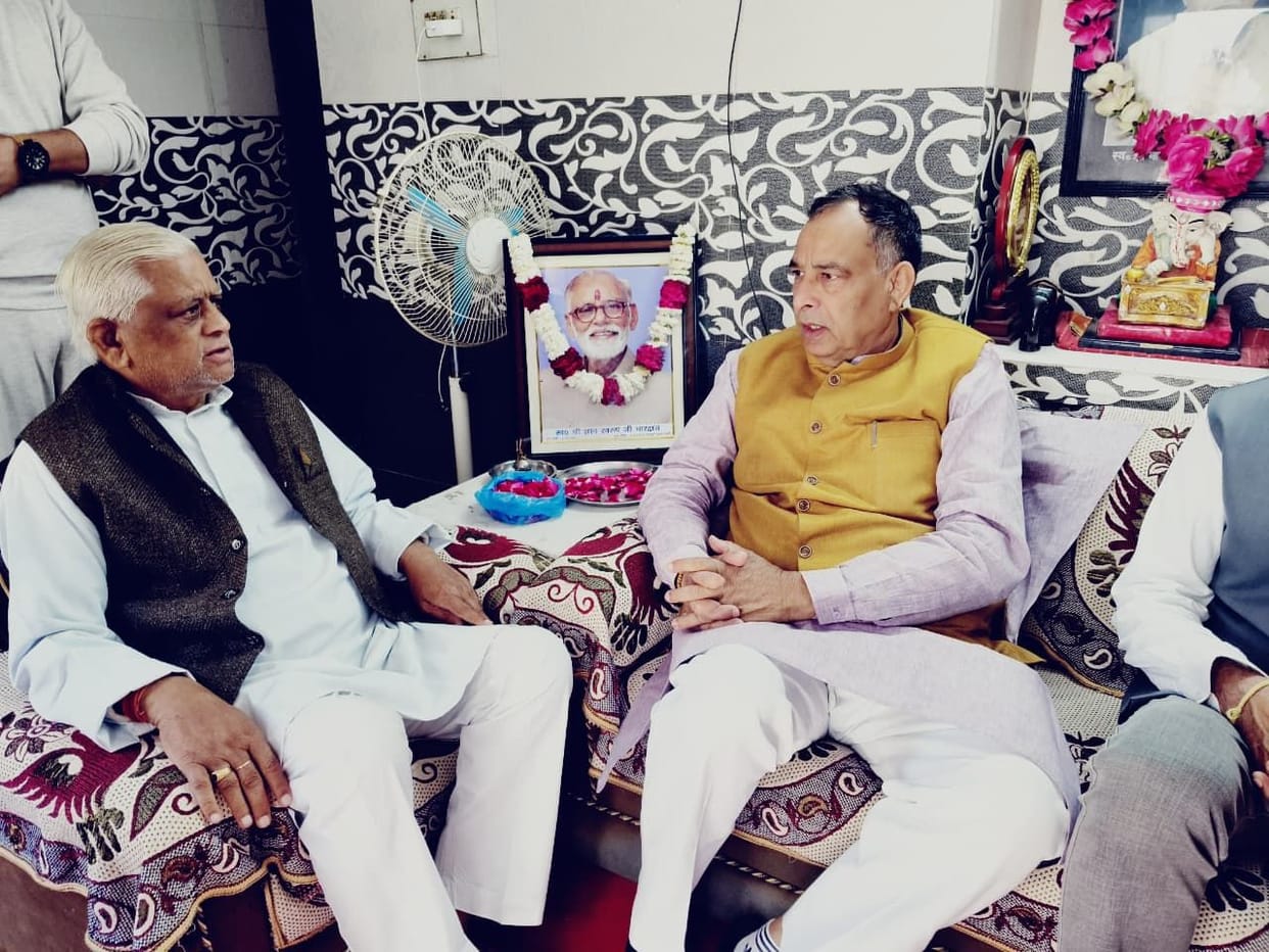 Barauli consoled Bhardwaj's family