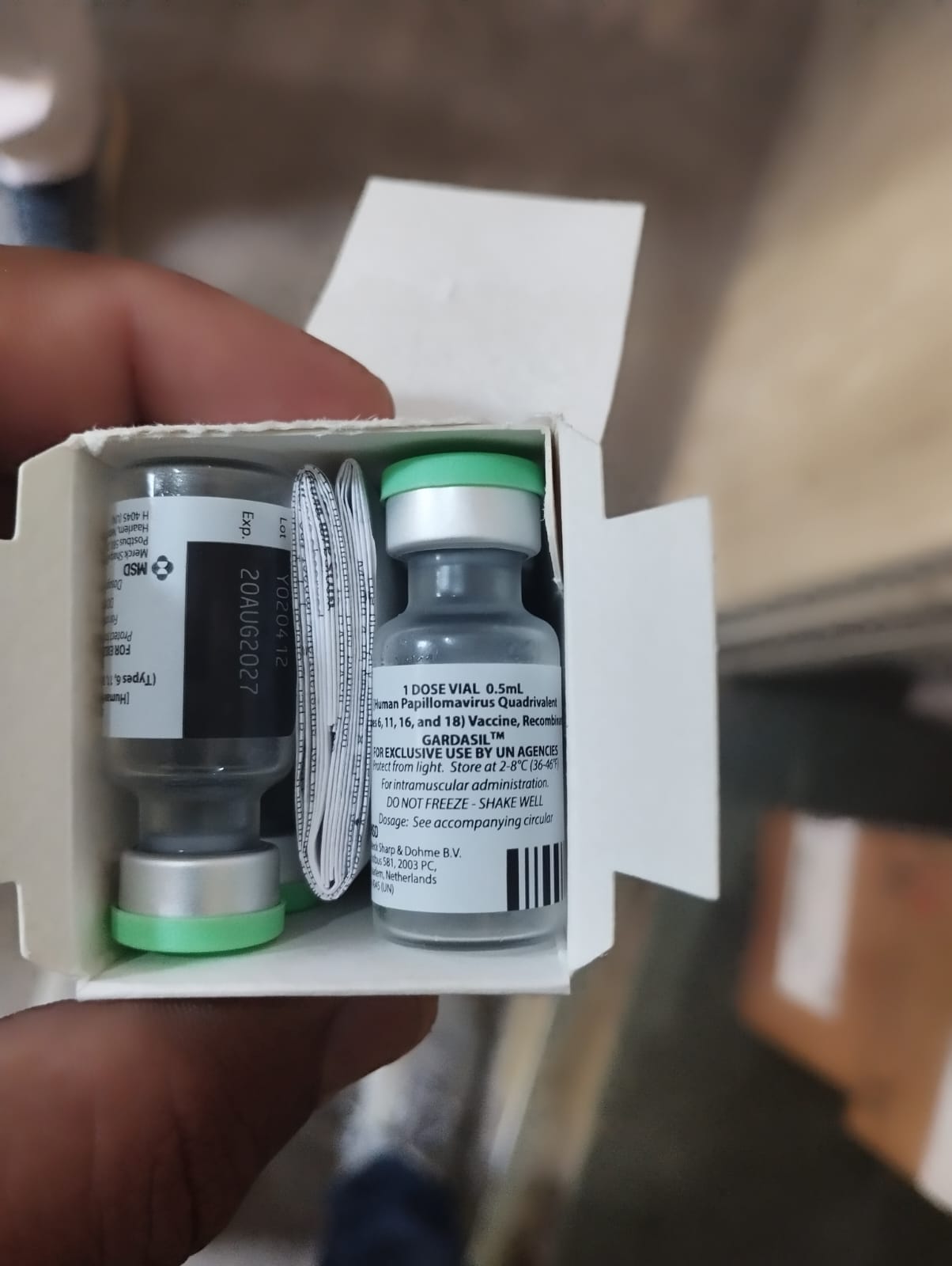 2000 doses of cervical cancer vaccine reached the district