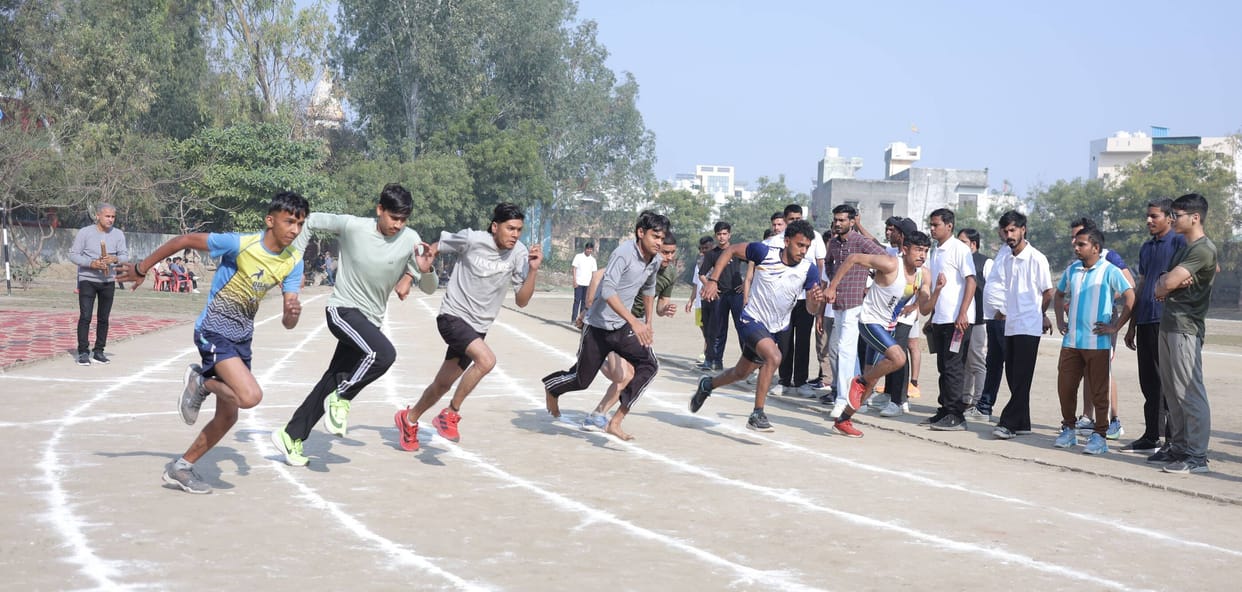Naveen won the 5000 meter race and Shilpi won the long jump.