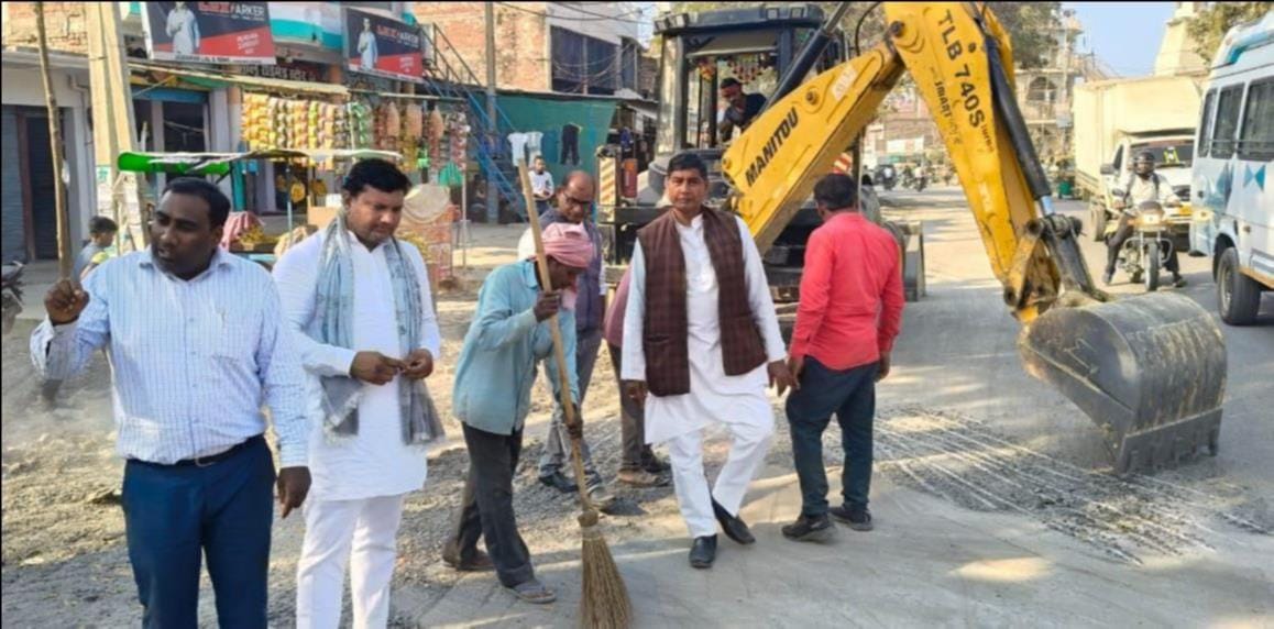 Strict action taken against poor road construction, work resumes now