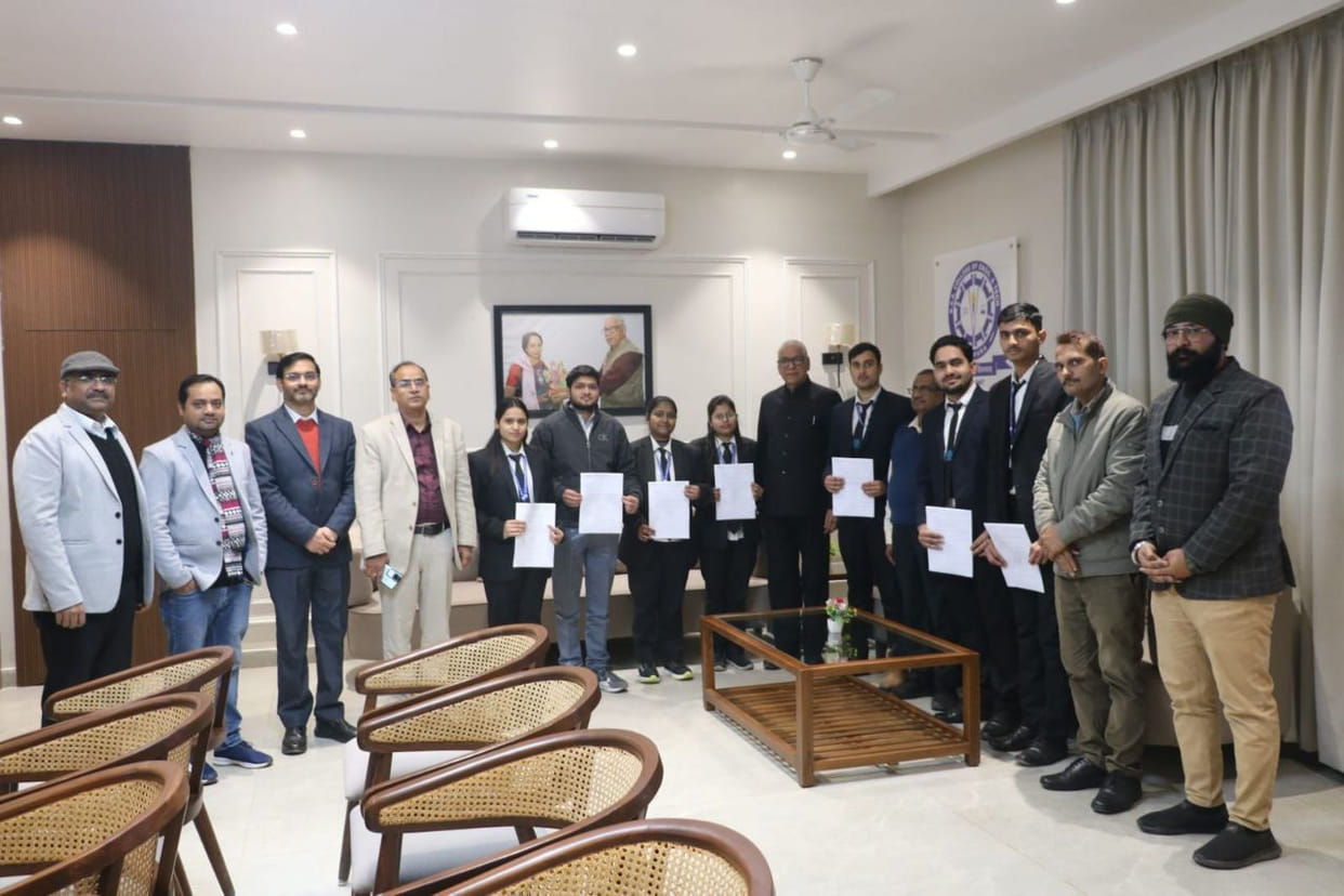 Nine students from BSA Engineering College were selected for Airflow.