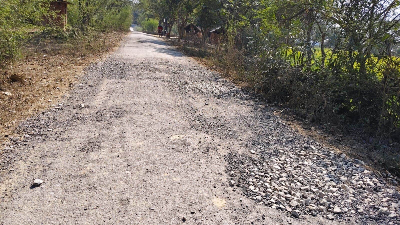 मरम्मत के लिए प्रस्तावित लोटन का पुरवा संपर्क मार्ग।