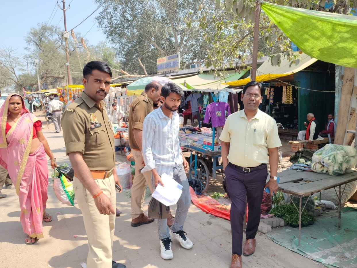 Encroachment removed from road