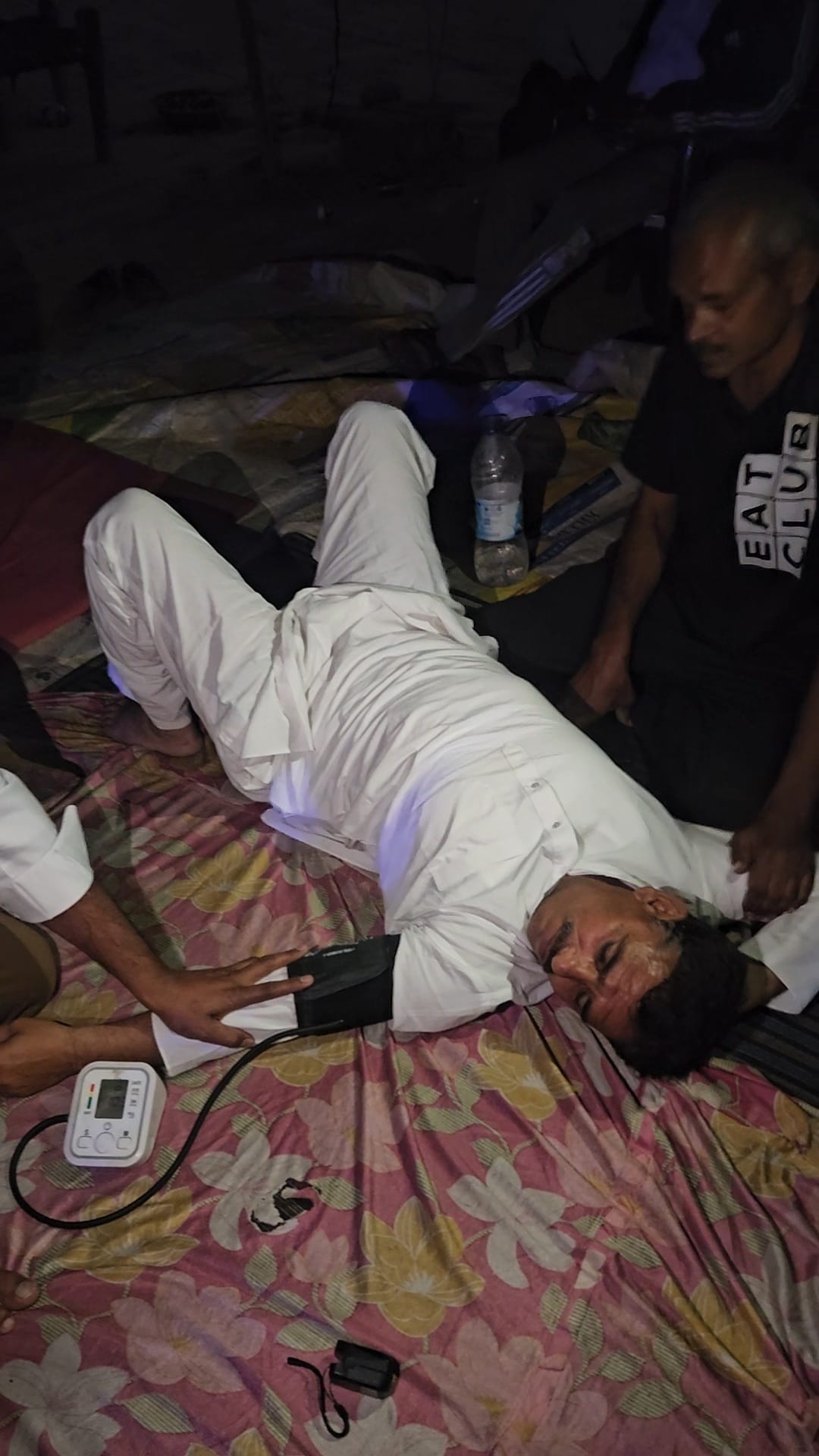 State Secretary's health deteriorated during the protest