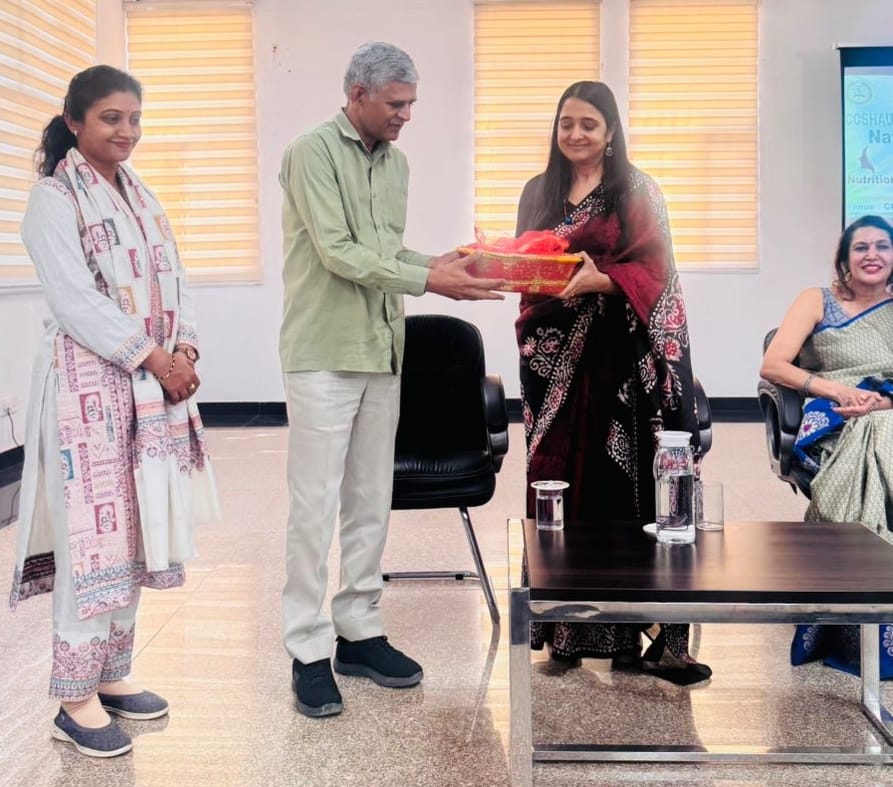 Women of self-help group made organic gulal