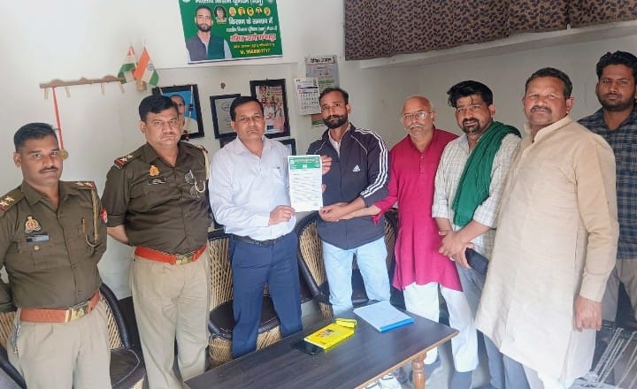 Officials reached the residence of the BKU official and took the memorandum.