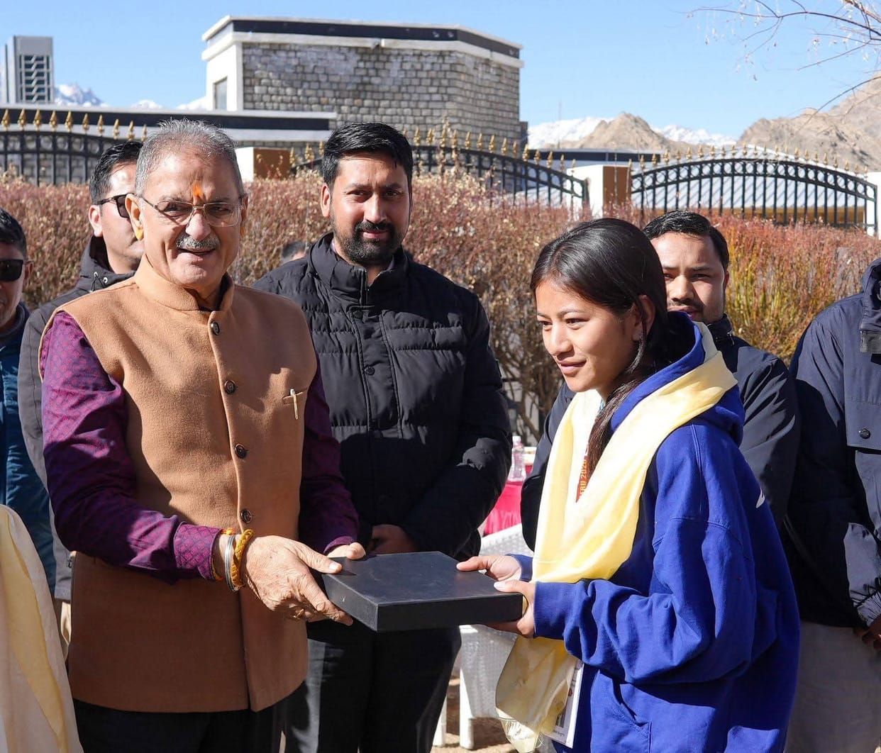 Leh, LG Ladakh, Kavinder Gupta, Depart Yatra of Students
