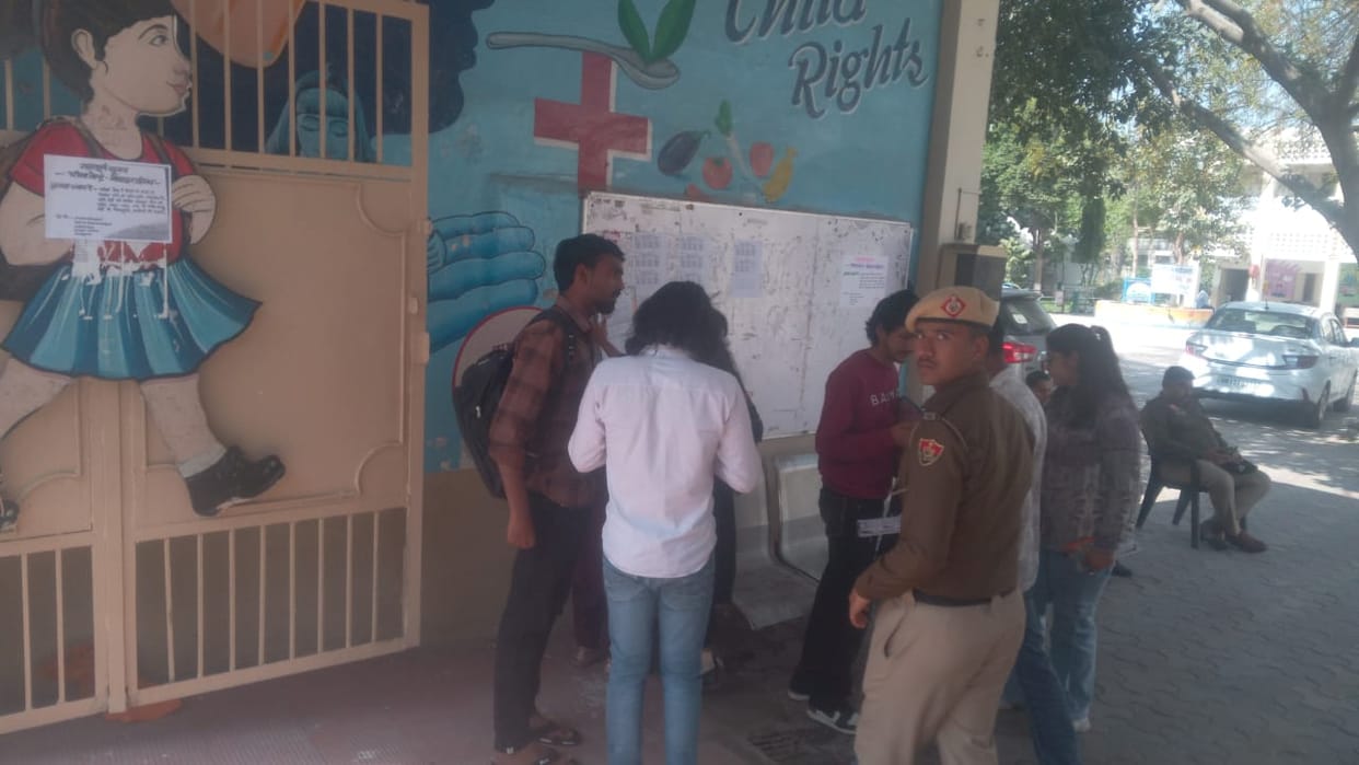 Two students were caught cheating at the examination centres in Jatwada and Aterna.