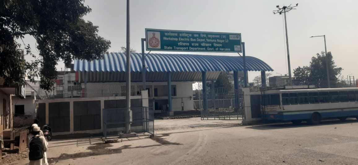 80% construction work of electric bus stand completed