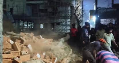 Two year old innocent dies due to wall collapse two people seriously injured in the accident in Korba