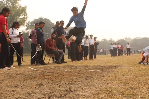 Anchal won the shot put and Aman won the race.