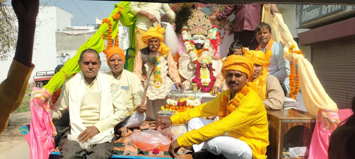 Baba Khatu Shyam's Nishan Yatra was taken out