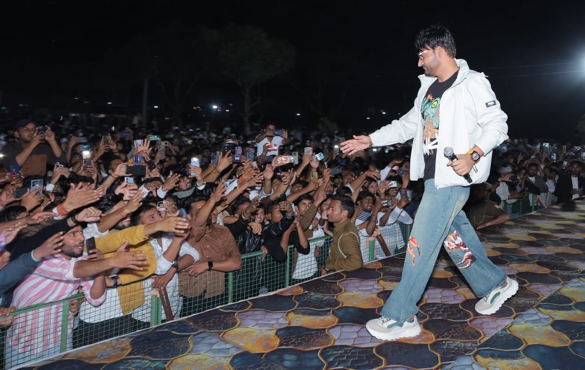 The audience danced