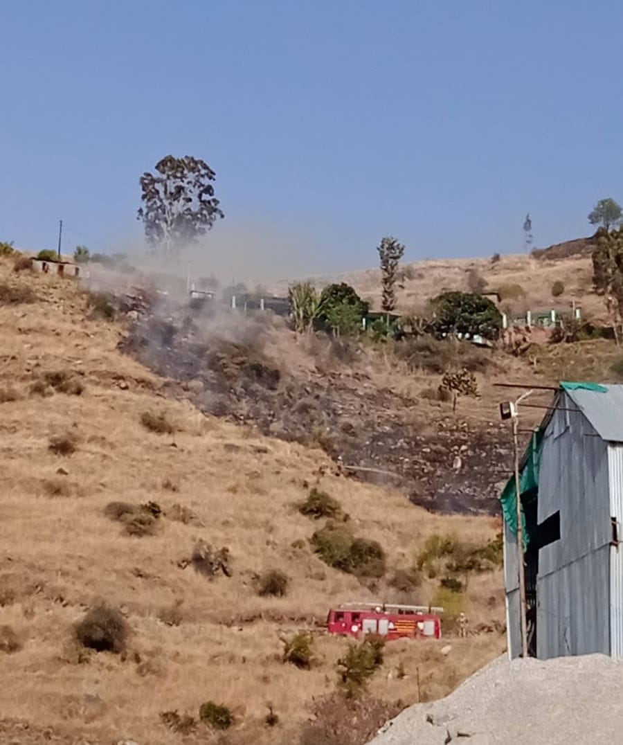 Fire broke out in the forests of Chiuni and Tho villages