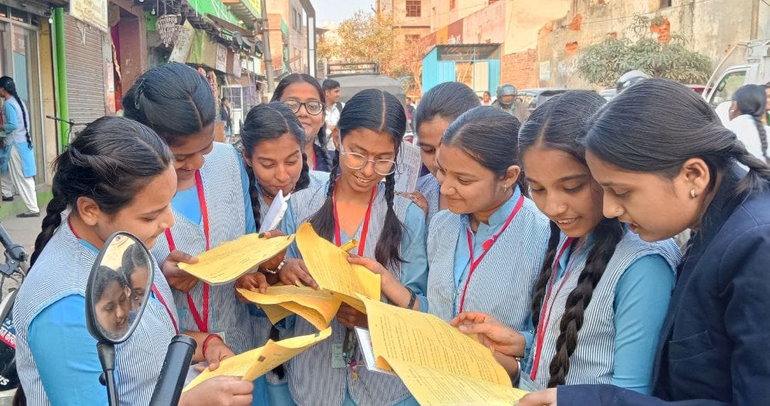 Students' faces lit up with easy questions.
