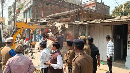 Bihar News : district administration launched anti encroachment drive in Supaul Bihar news