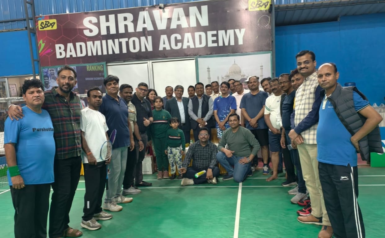 Friendly badminton matches held on State Tax Foundation Day