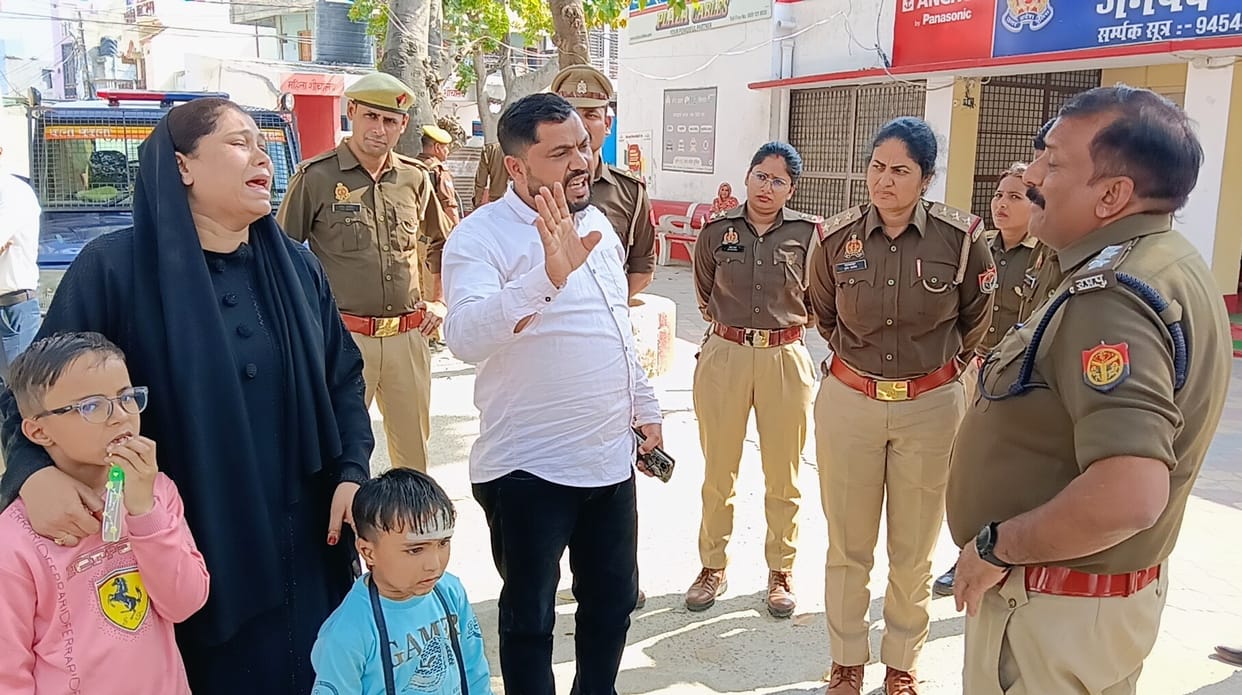 A complaint was lodged against the husband at the police station