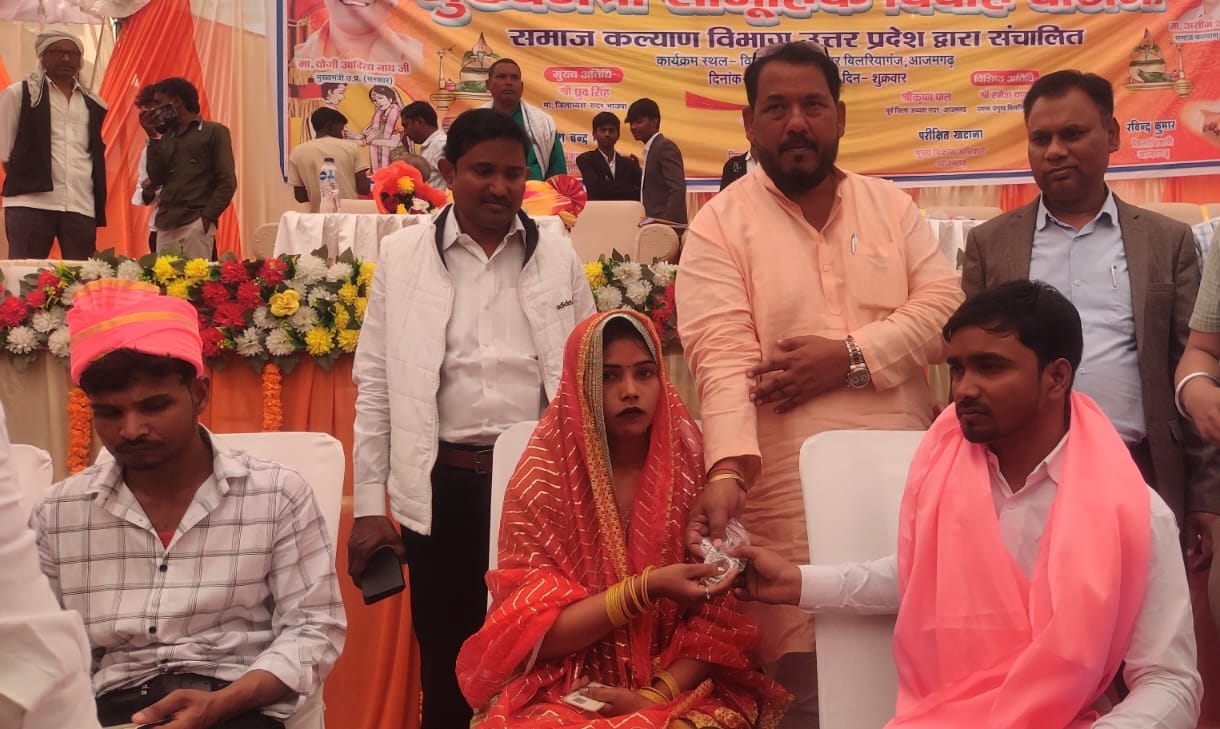 Mass marriage scheme: 146 couples took the seven vows together