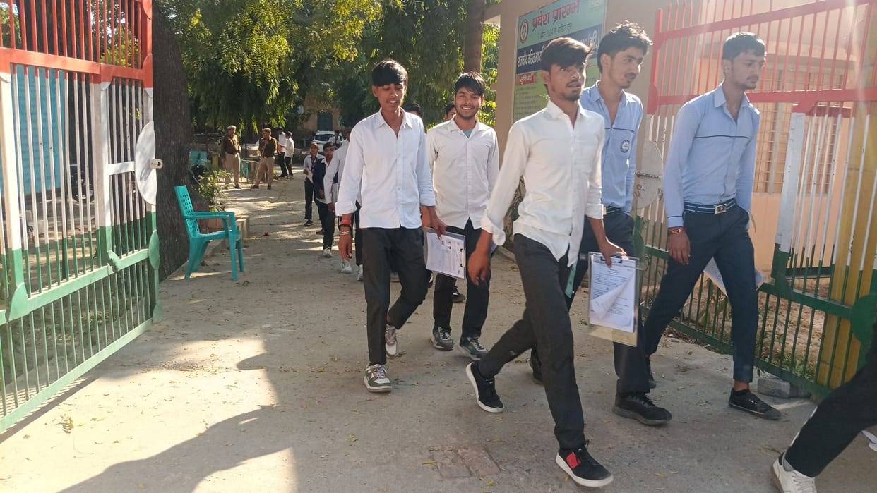 Flying squad caught four cheaters in political science board exam