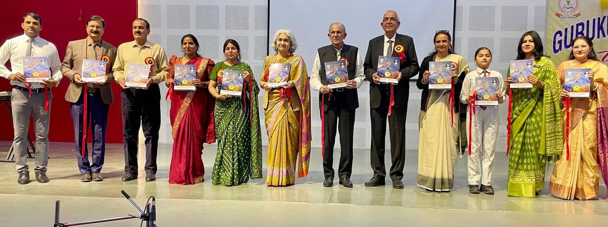The 12th edition of the school's annual magazine, Shikhar, was released.