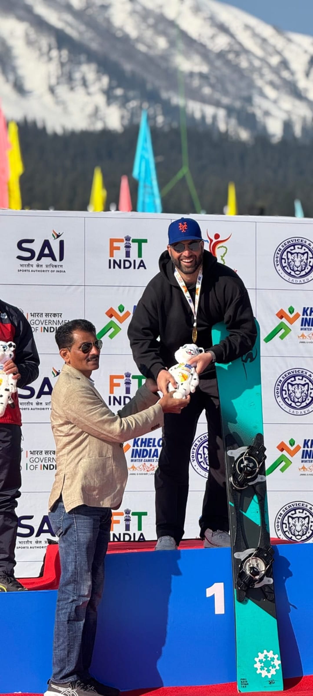 Srinagar, Zuber Lone, Won Gold Medal, Khelo India Winter Games