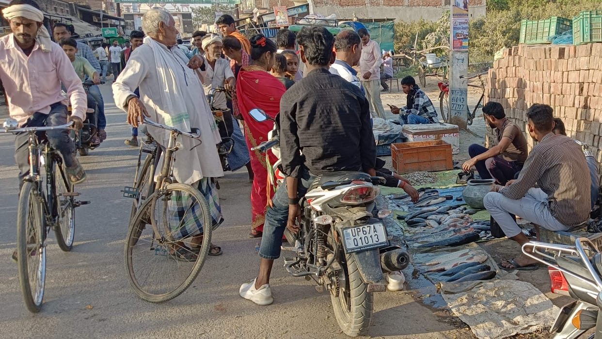 Meat being sold just 10 meters from the temple has sparked outrage.