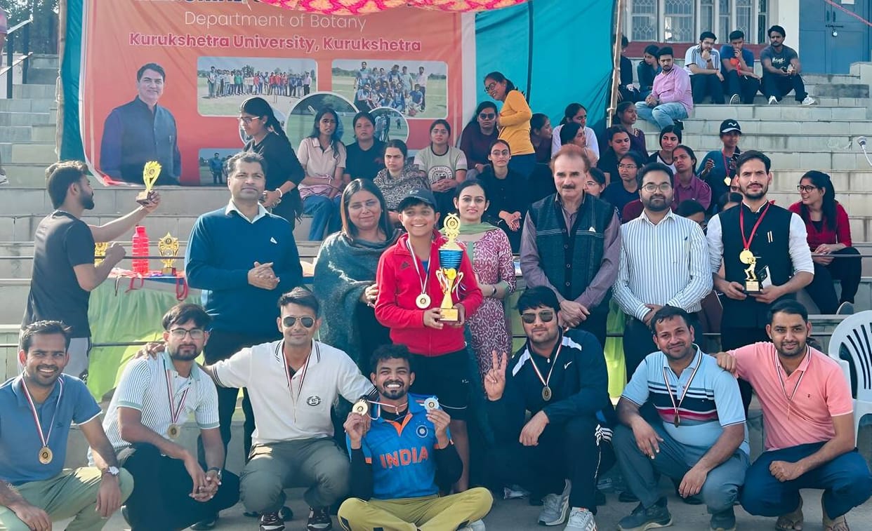 Alumni team won the cricket match