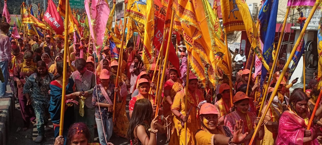 Khatu Shyam's Nishan Yatra started with devotion and joy