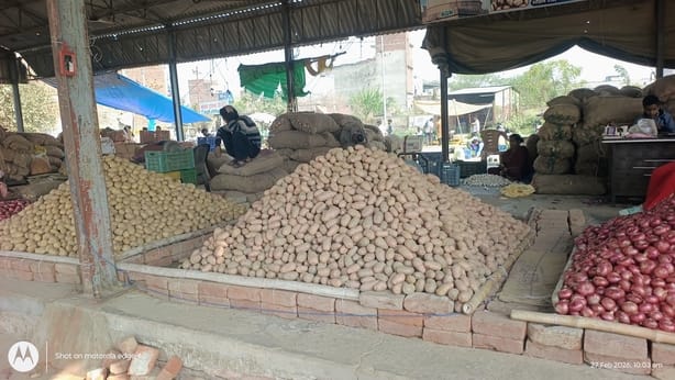 Home-made chips and papads for Holi; potato prices plummet
