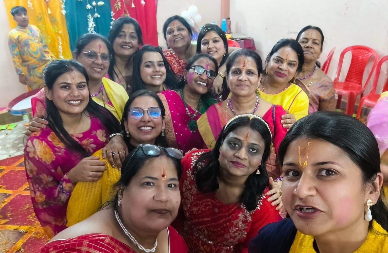 Today is Holi in Braj, friends, today is Holi in Braj...