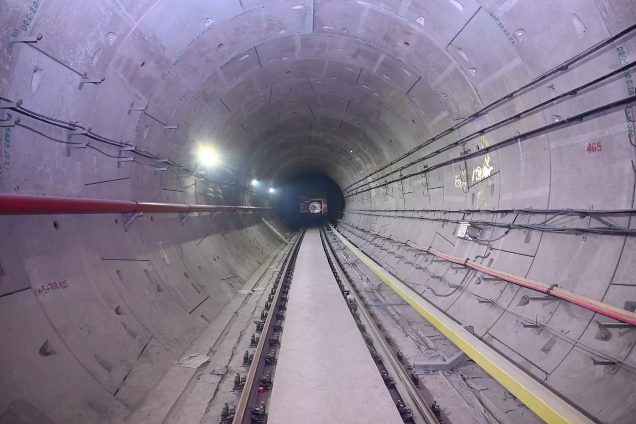 Track laid on downline, high speed trials to begin soon