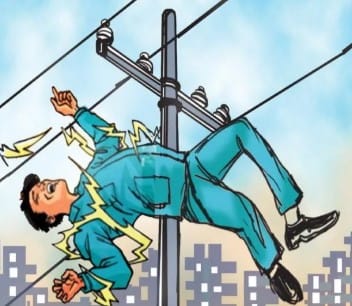 Contract employee of Noorbari substation got burnt due to electric shock