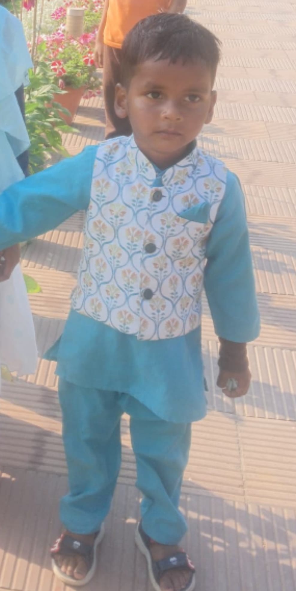Kidnapping of an innocent child playing outside the house