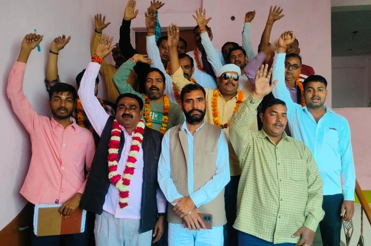 Ravi Dubey became the president, Lokesh Dixit became the senior organization minister