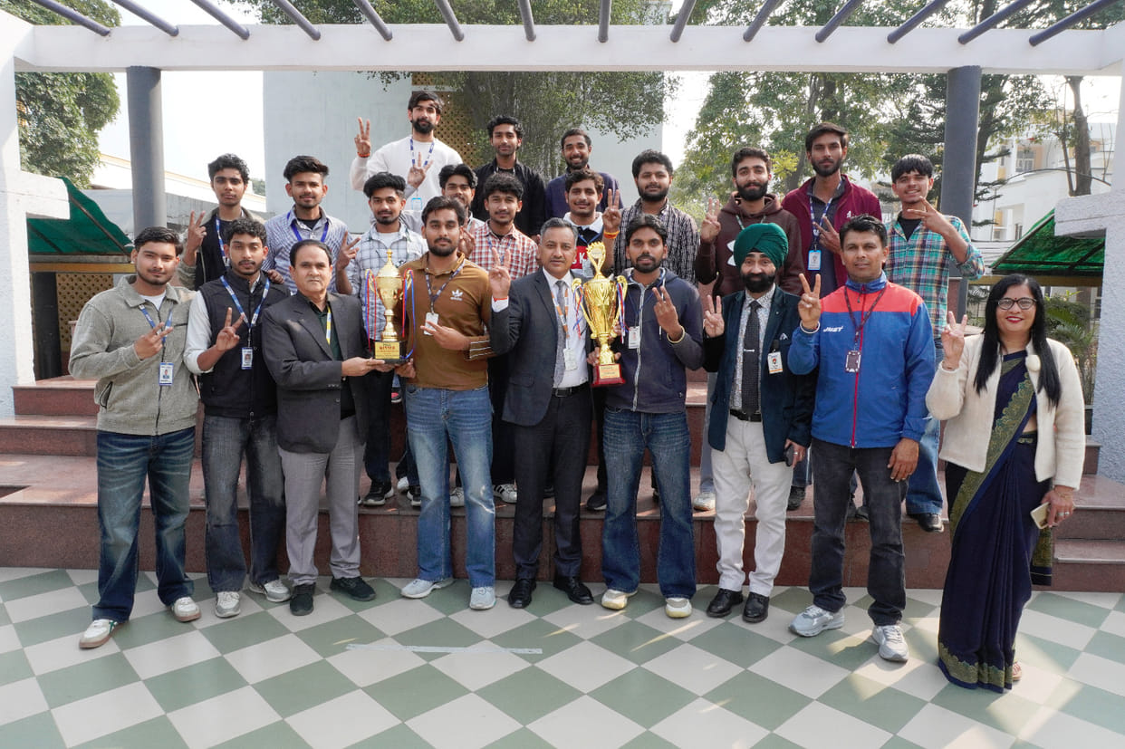 Winners of volleyball and cricket tournaments honored