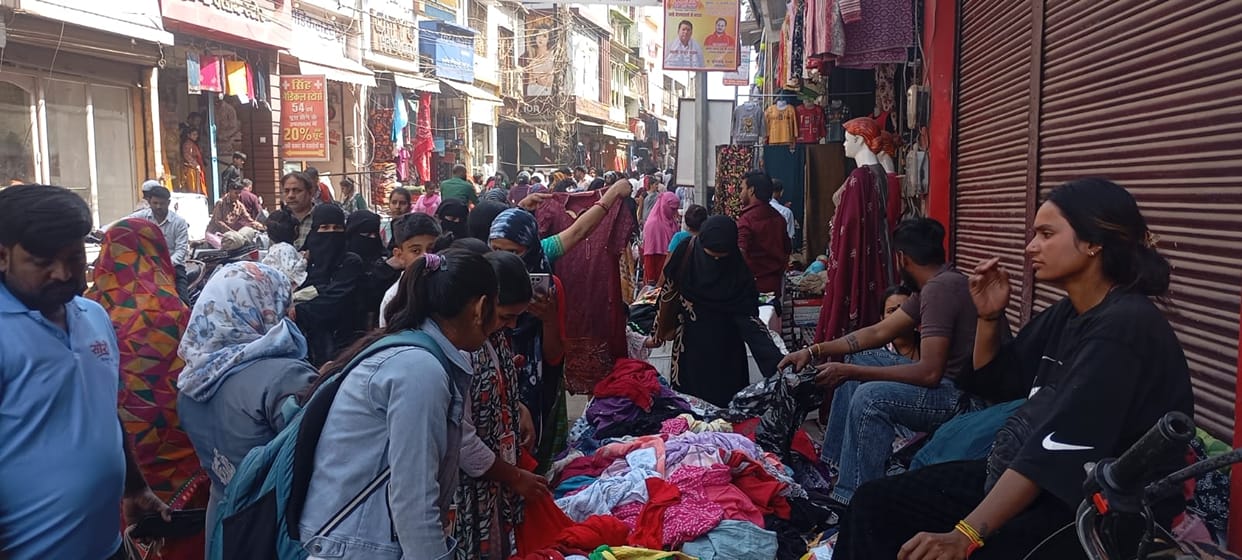 Shopping extravaganza today, route diversion implemented in the city
