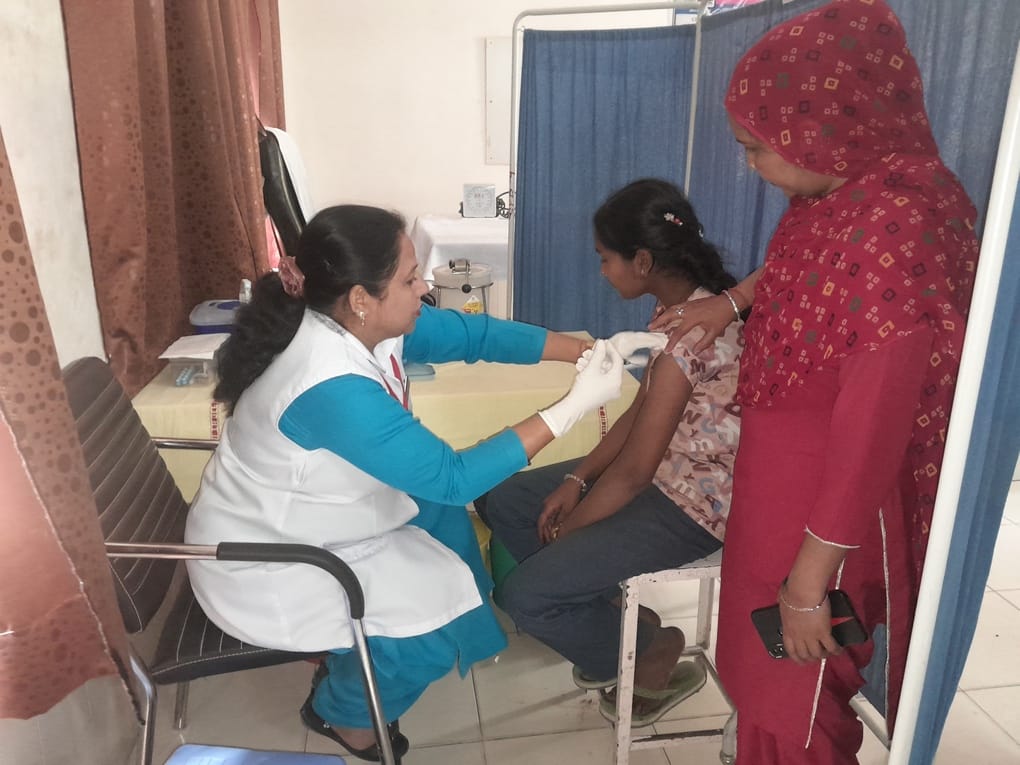 vaccination start for cervical cancer