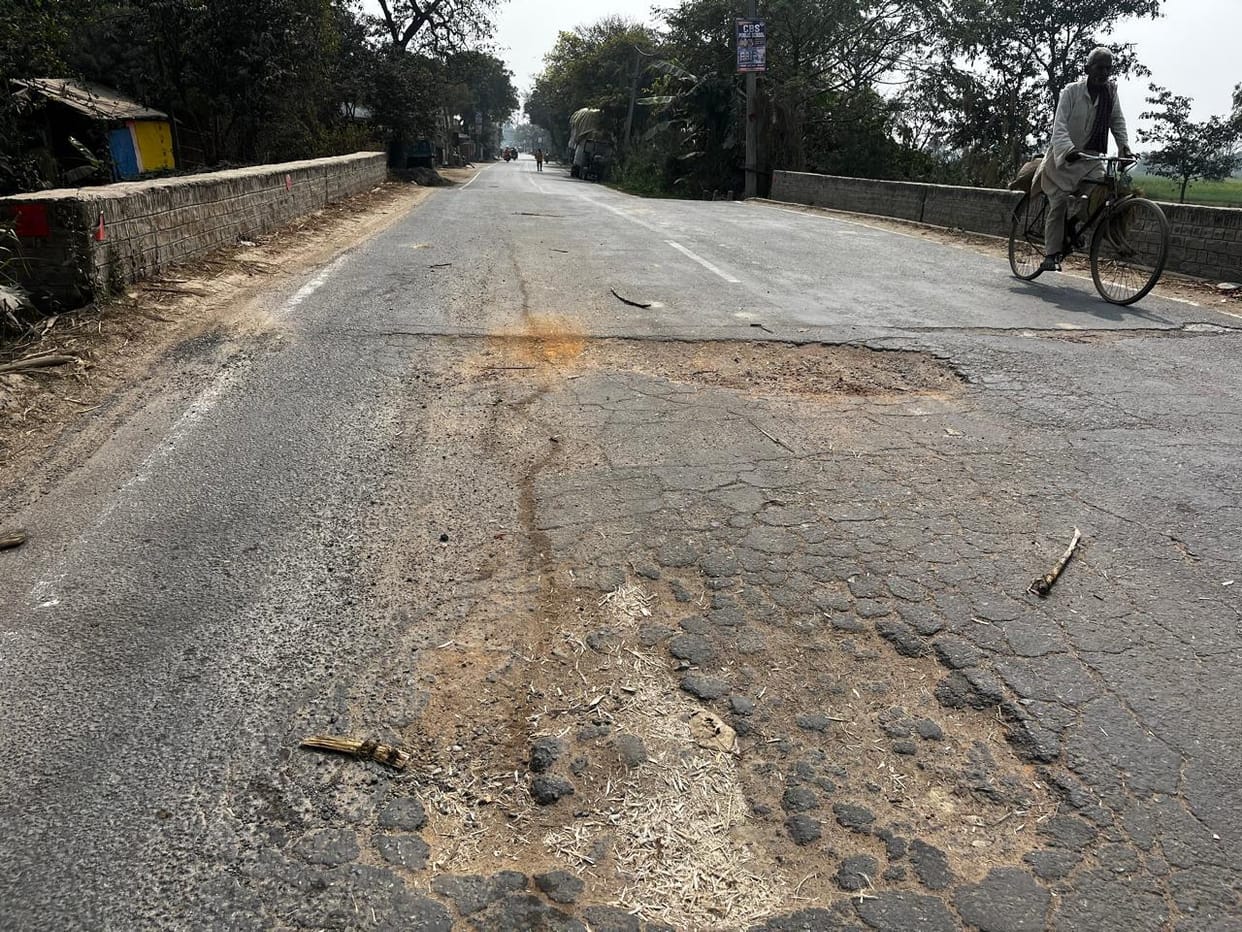 Deadly roads...potholes at every step