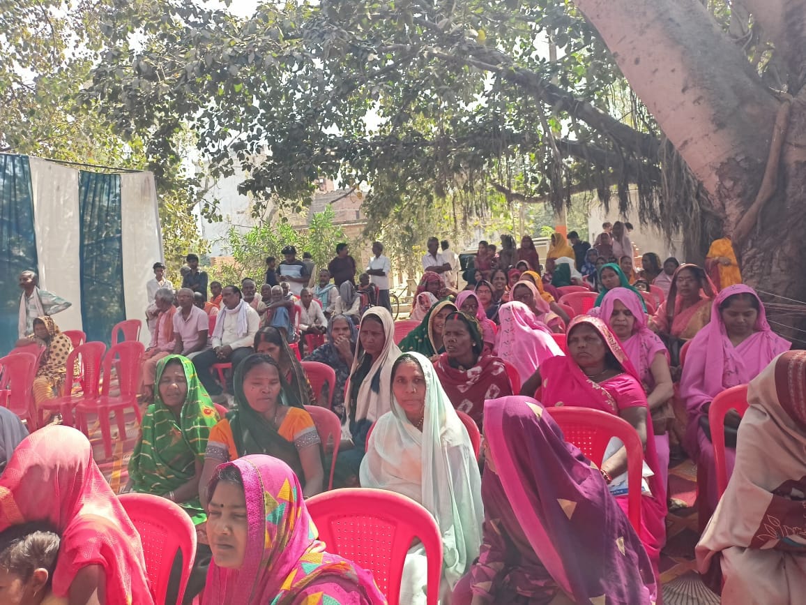 Villagers raised issues of housing, toilets and water