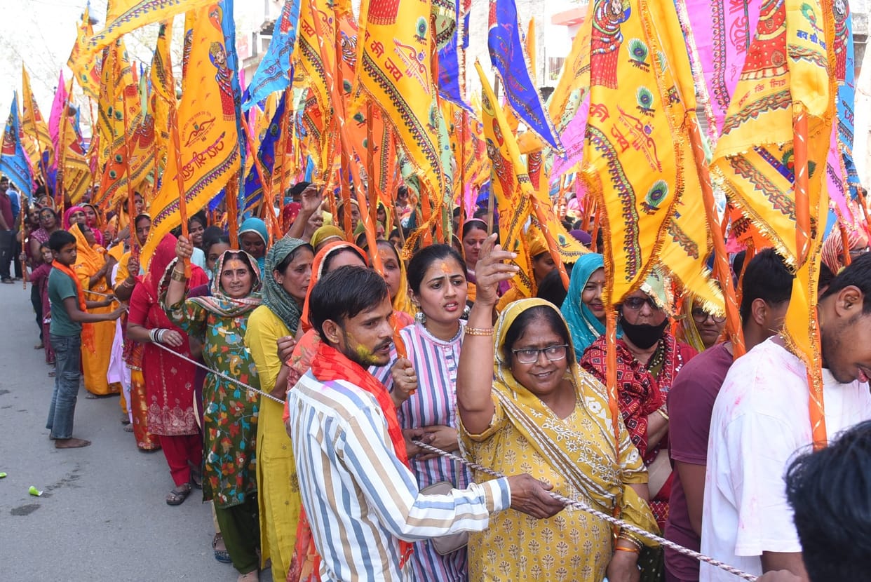 17th Wishful Flag and Chariot Yatra held in the city