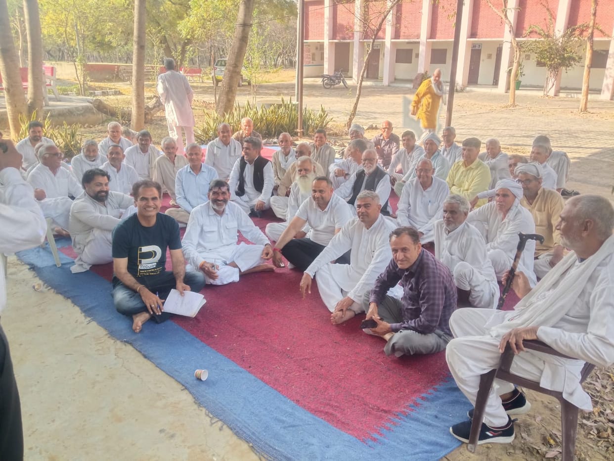Meeting regarding the arrival of Education Minister at Government College Dubaldhan