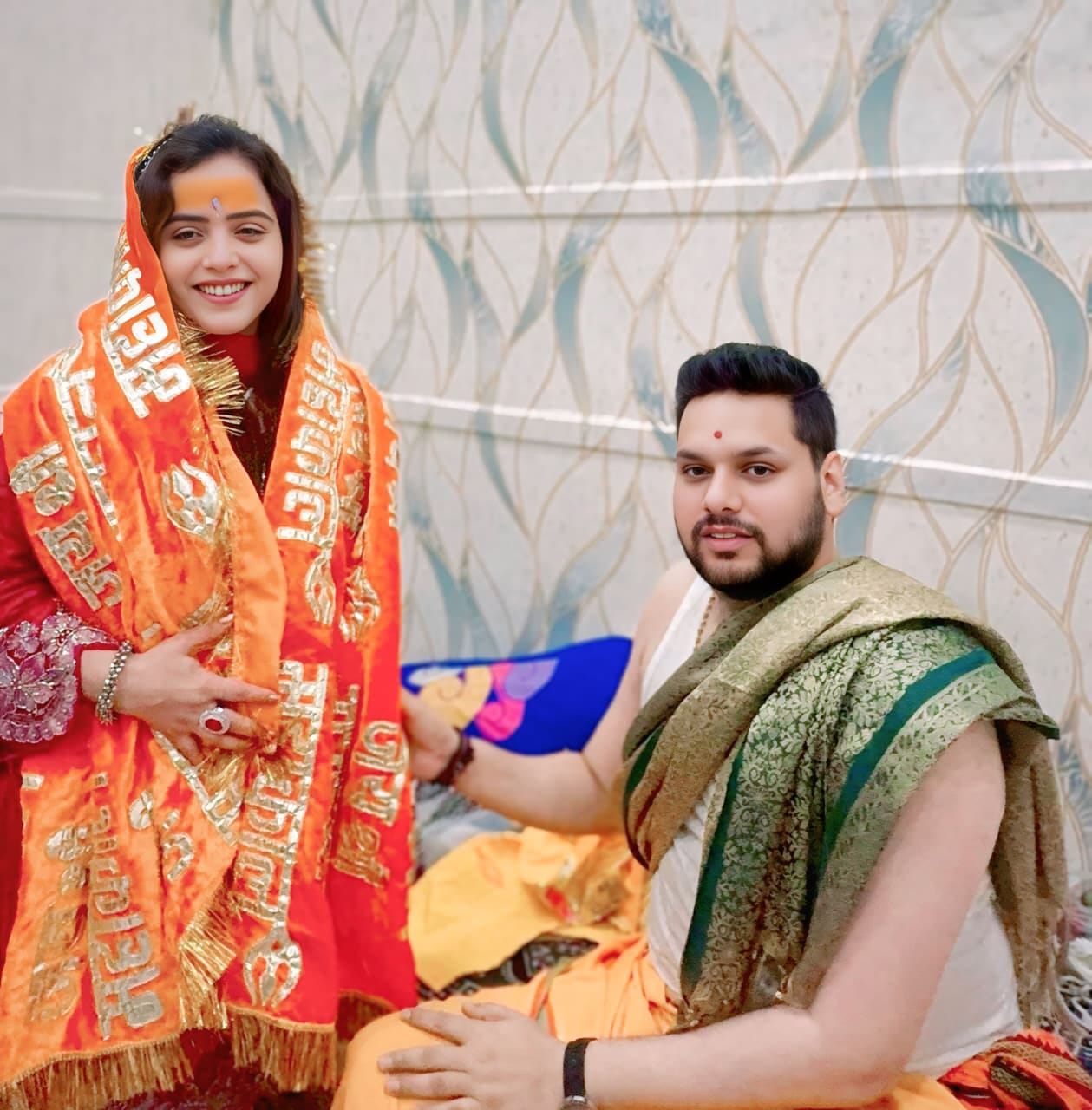 निशा पारीक ने बाबा महाकाल के किए दर्शन