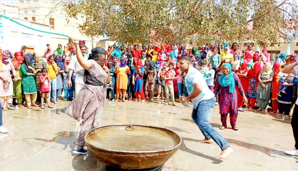Korda Holi of Baijalpur has been established for 22 years