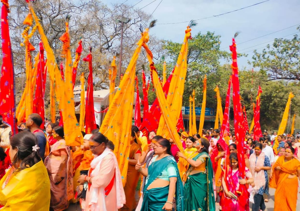 Faith seen in Nishan Yatra