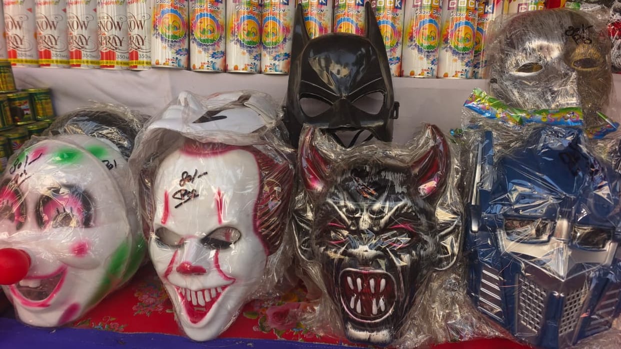 Mask Fair... Demand for Joker, Lion, Leopard and Superhero