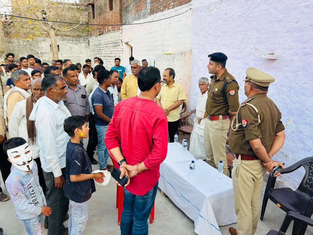 DCP inspected security at Jhu Holi fair, held meeting with villagers