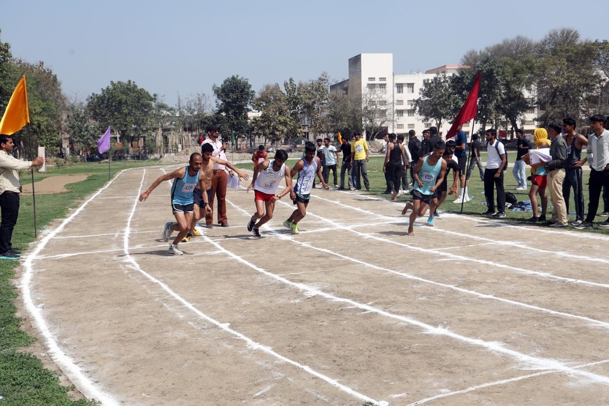 Ajay won the 100 meter race