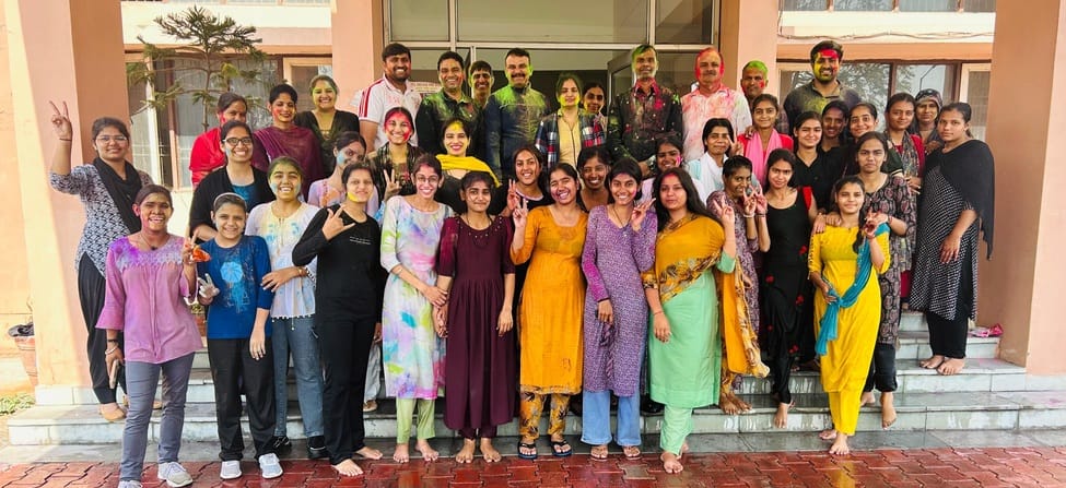 Holi Milan celebration held at Government Women's College