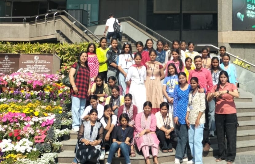 The students learned about the history of the freedom struggle.